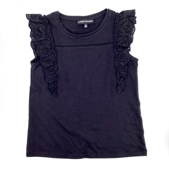 Catherine Malandrino Tops - Catherine Malandrino Women's Black Sleeveless Top Size XS Casual Modern